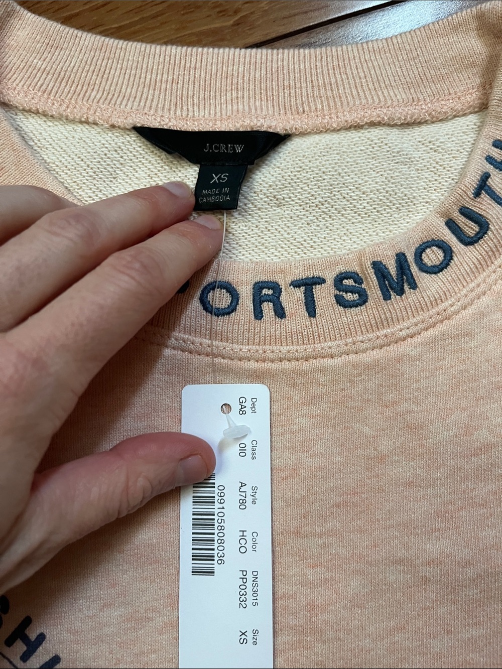 NWT J. Crew New Hampshire Sweatshirt - Picture 2 of 6